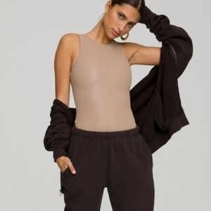 NWT Good American Faux Leather Bodysuit